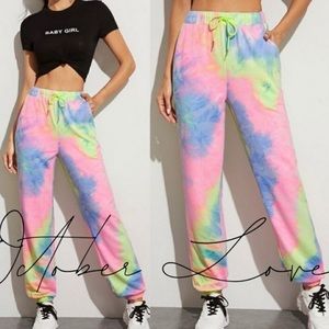 NWT! Tie Dye Jogger Lounge Pants / Medium
